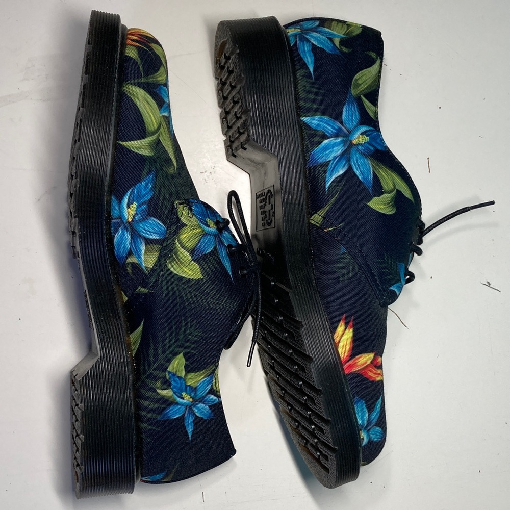 Dr Martens Floral Patterned Lace Up Shoes Size 39 Womens 8.5 New & Unworn - Picture 13 of 15